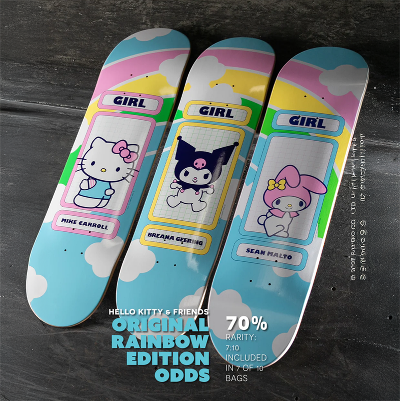 HELLO KITTY & FRIENDS RAINBOW BLIND BAG DECK