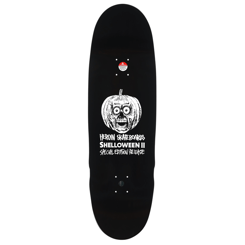 Heroin Skateboards Shelloween 2 9.6”Deck