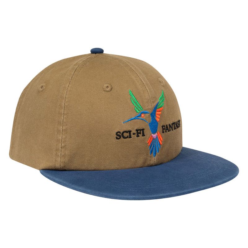 Sci-Fi Fantasy Humming Bird Hat (Olive/Navy)