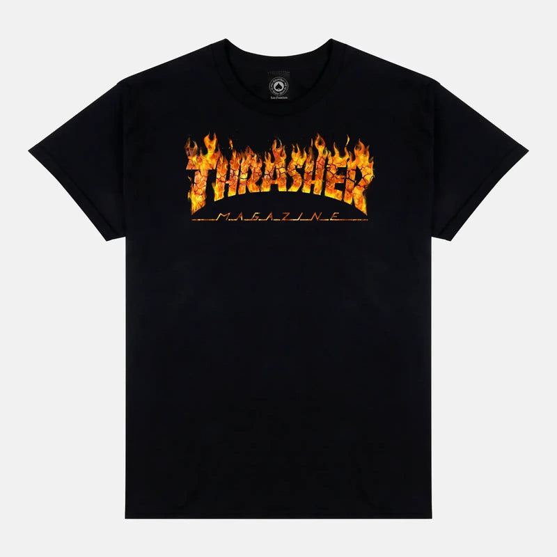 Thrasher Inferno Tee Black