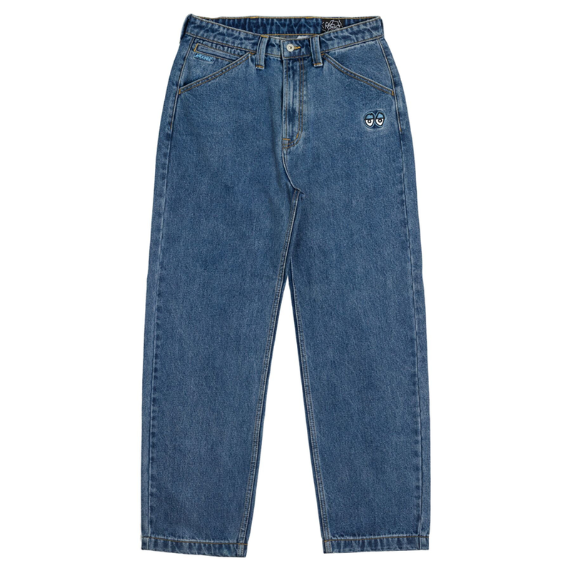 Krooked Eyes Denim Twill Pants - Stonewash