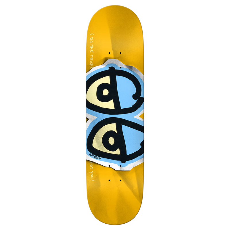 Krooked DBX Eyes Gold 8.38 Deck