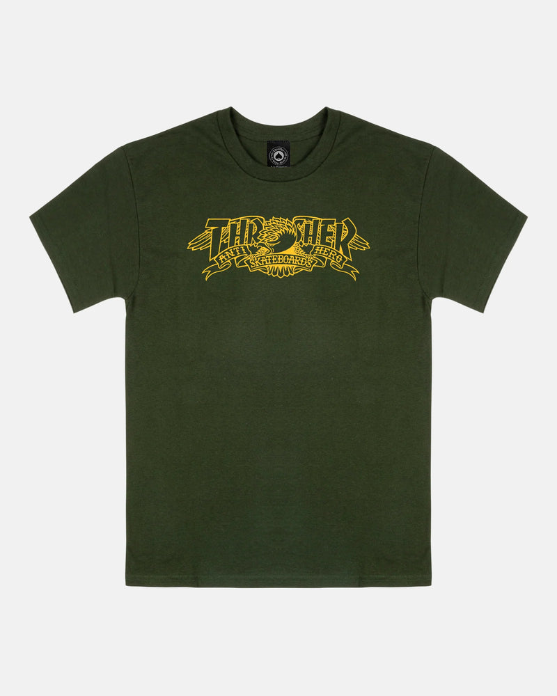 Thrasher Mag Banner - T-shirt  (Forest Green)