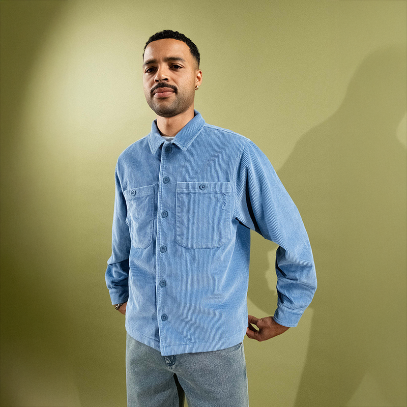 Montauk Long Sleeve Button Up Shirt [Ocean]