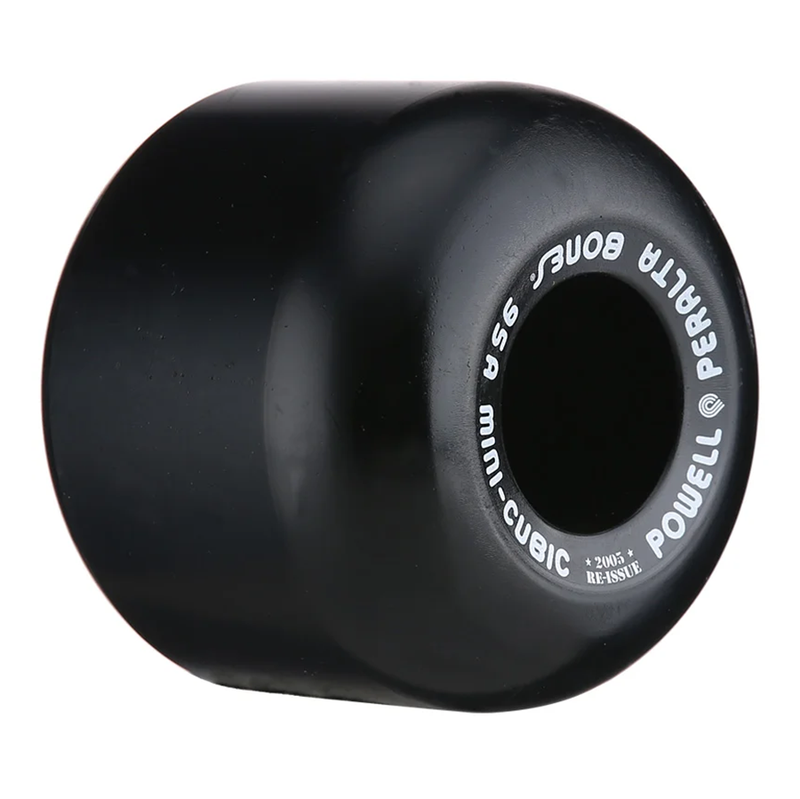 Powell Peralta Mini-Cubic Skateboard Wheels 64mm 95a - Black (4 pack)