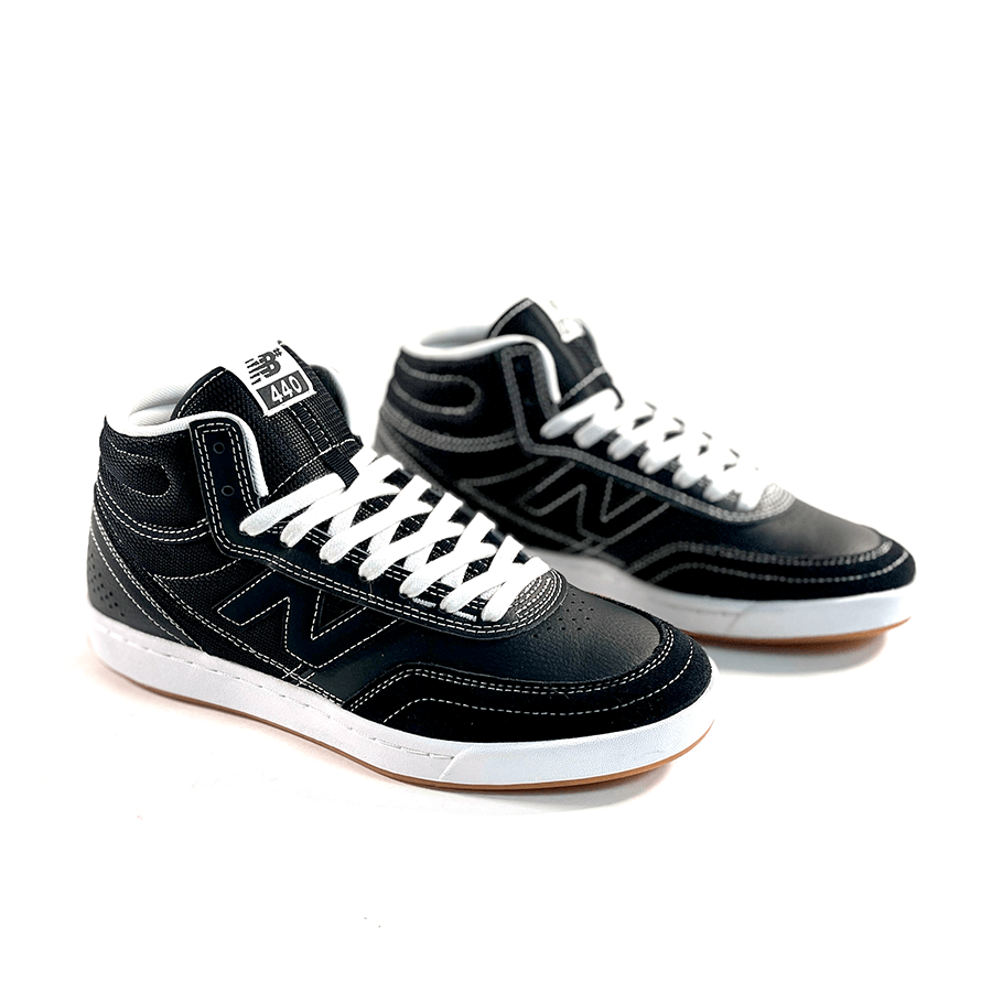 NB Numeric 440 High V2 (Black with White) | Embassy Boardshop