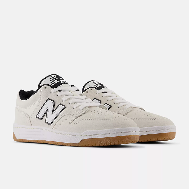 New Balance Numeric 480 (White with Black)