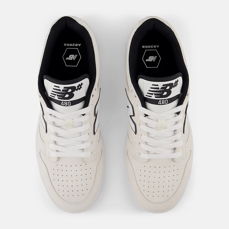 New Balance Numeric 480 (White with Black)