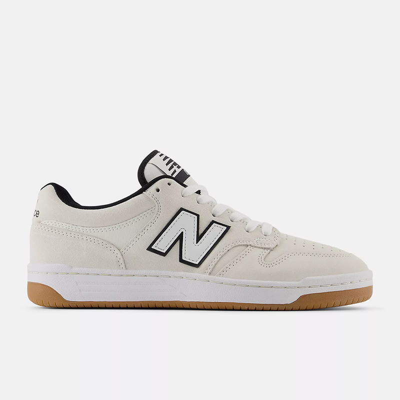 New Balance Numeric 480 (White with Black)