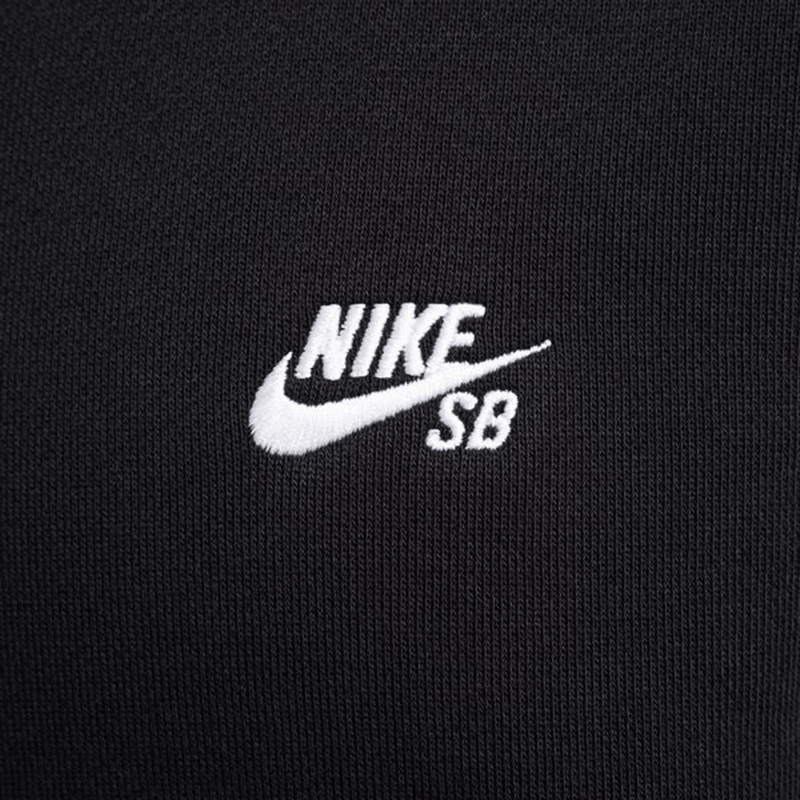 Nike SB Full-Zip Fleece Skate Hoodie (Black/White)