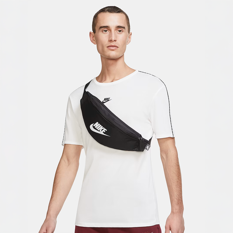 Nike Heritage Waistpack (3L) (Black/White)
