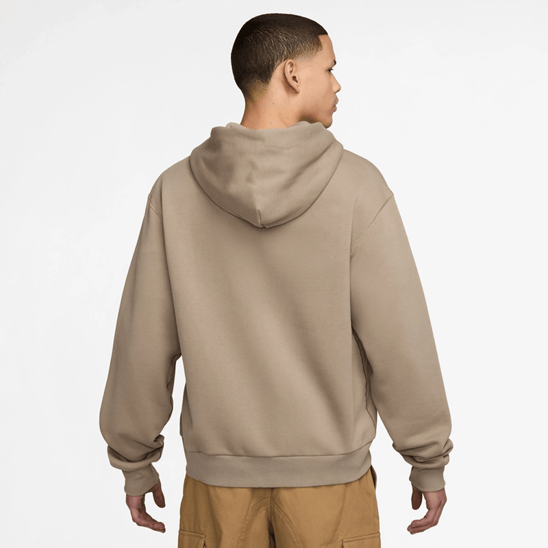 Nike SB Full-Zip Fleece Skate Hoodie (Khaki / White)