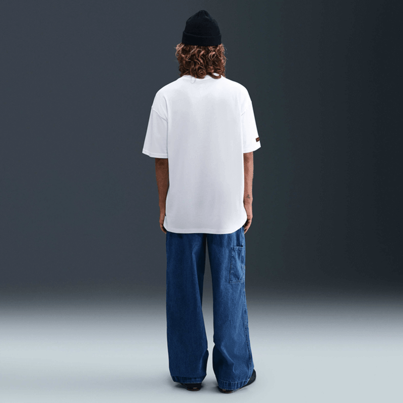 Nike SB Skate Tee Charcoal Dunk (White)