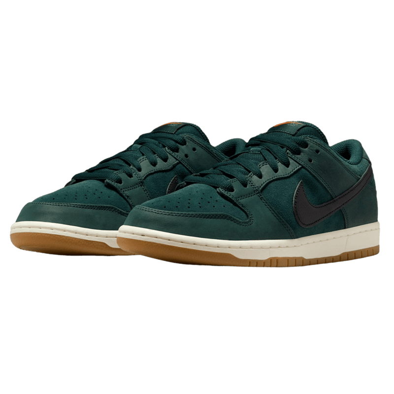 Teal sneakers with a black swoosh logo on a transparent background