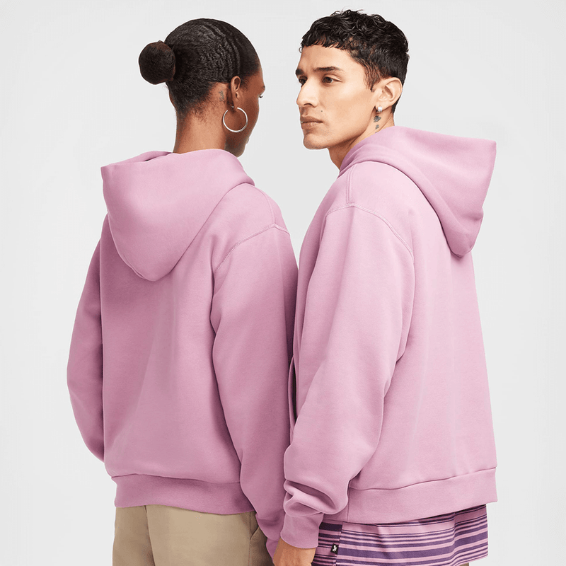 Nike SB Fleece Pullover Skate Hoodie (Plum Dust / White)