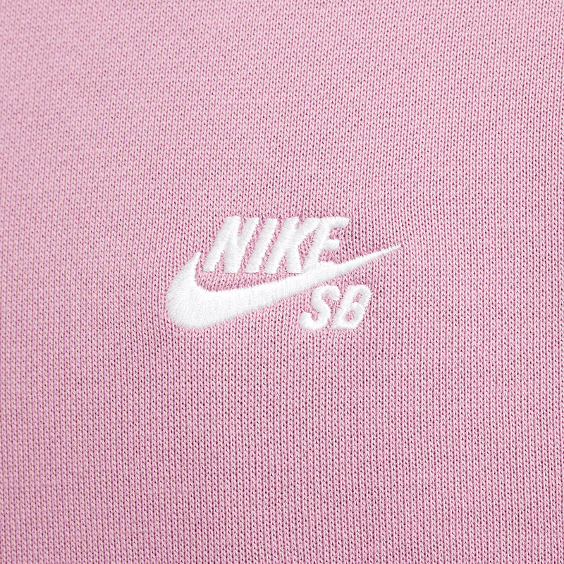 Nike SB Fleece Pullover Skate Hoodie (Plum Dust / White)