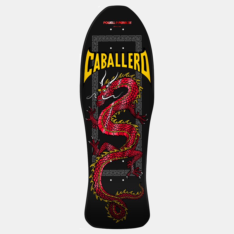 Powell Peralta Steve Caballero Chinese Dragon Reissue Skateboard Deck Red Foil - 10 x 30