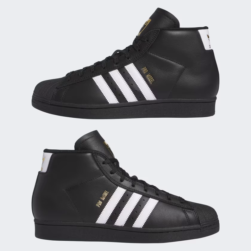 Adidas pro model white black hotsell