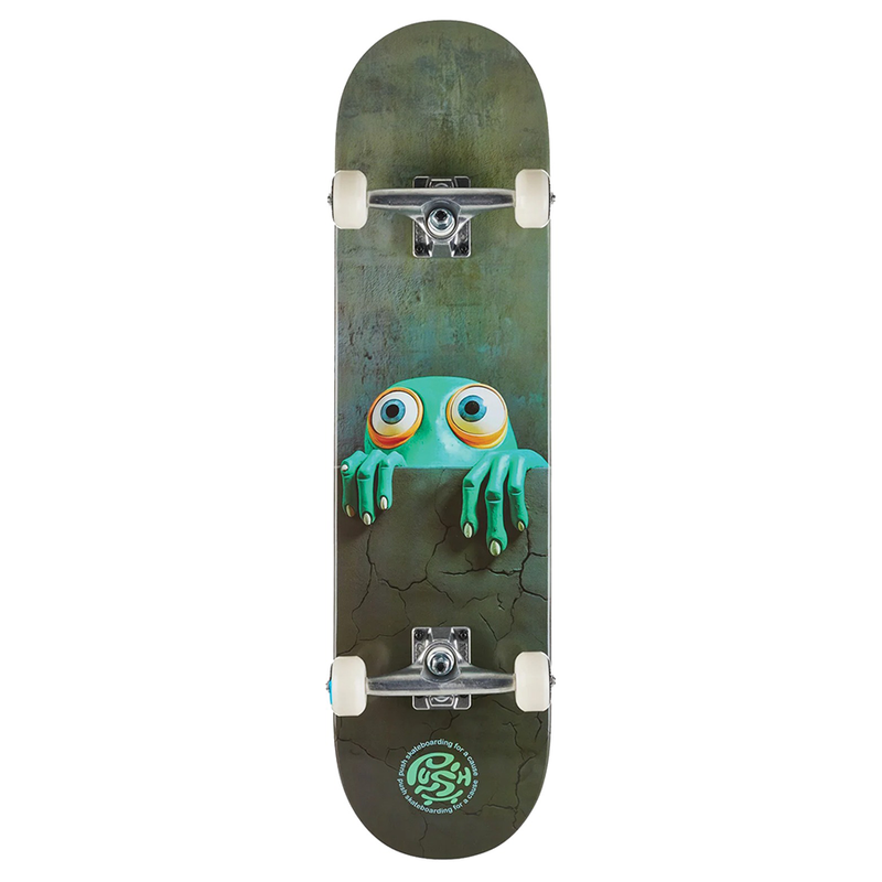 Push Skateboards Peek Over Green Complete Skateboard - 8