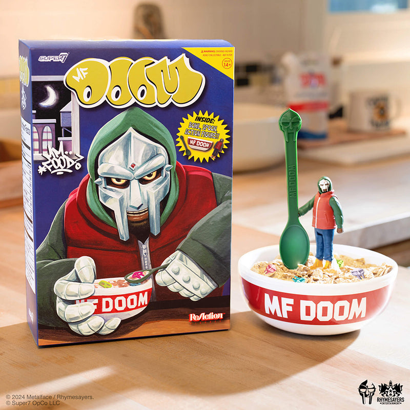 MF DOOM ReAction Figure Cereal Bowl Set