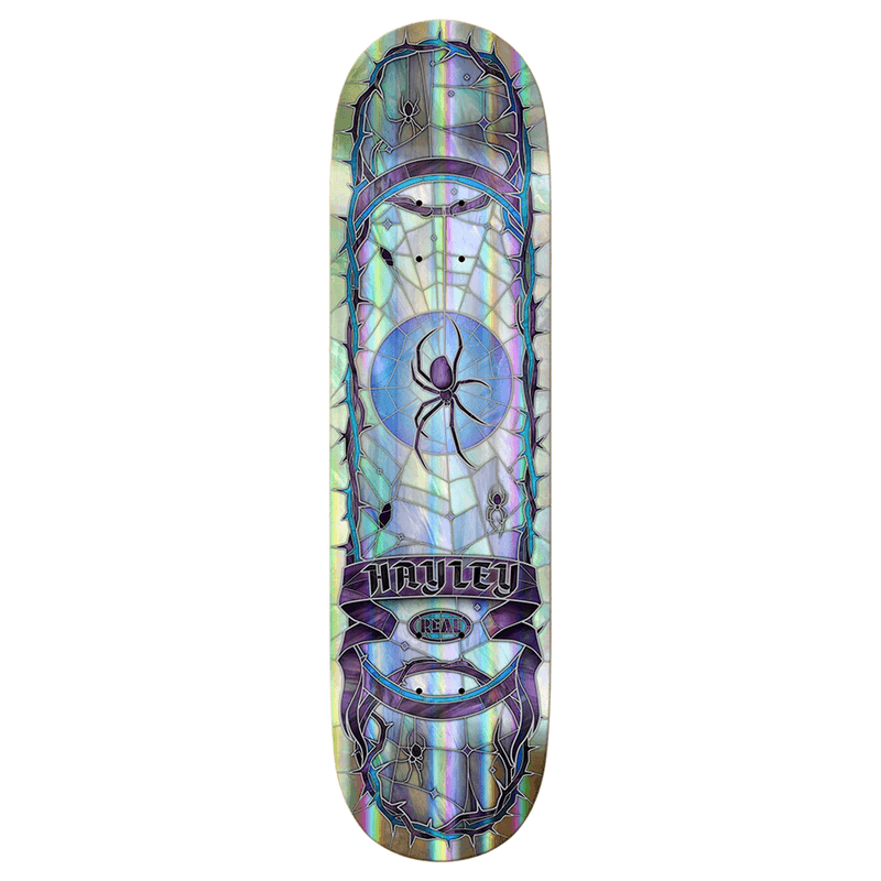 REAL HAYLEY RAINBOW HOLO CATHEDRAL 8.25 DECK