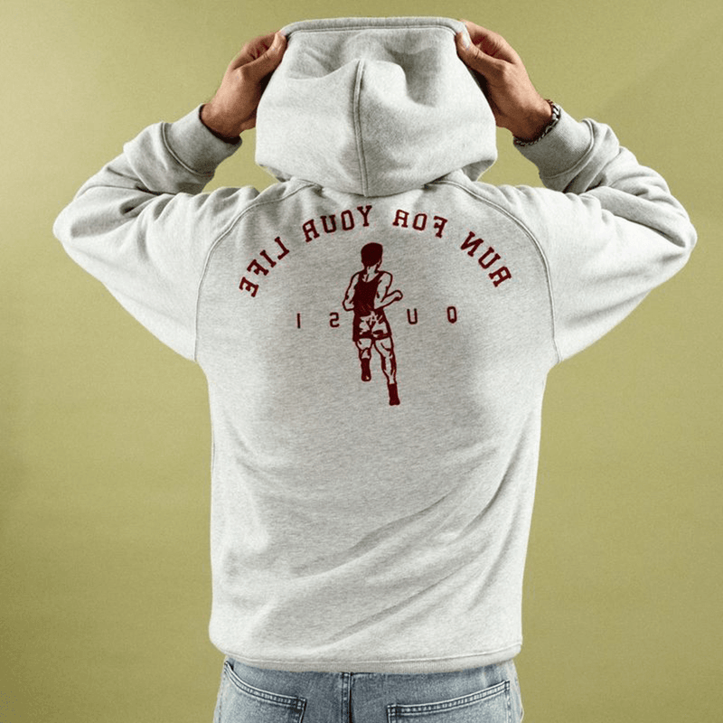 Run Hoodie [Heather Grey]