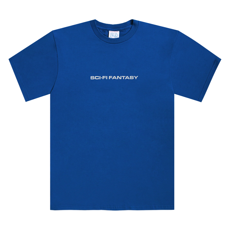 Sci-Fi Fantasy Textured Logo Tee (Royal)