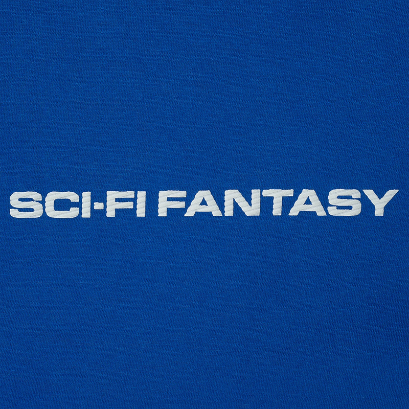 Sci-Fi Fantasy Textured Logo Tee (Royal)