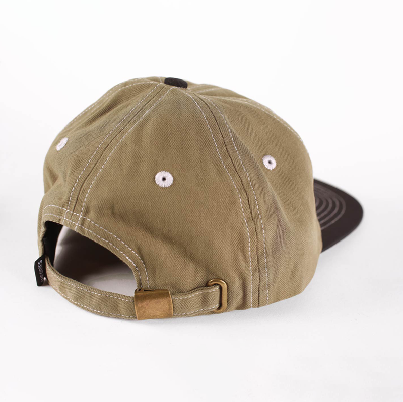 SCRIBBLE HERRINGBONE SNAPBACK OLIVE/BLACK