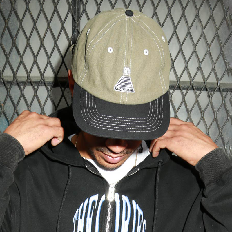 SCRIBBLE HERRINGBONE SNAPBACK OLIVE/BLACK