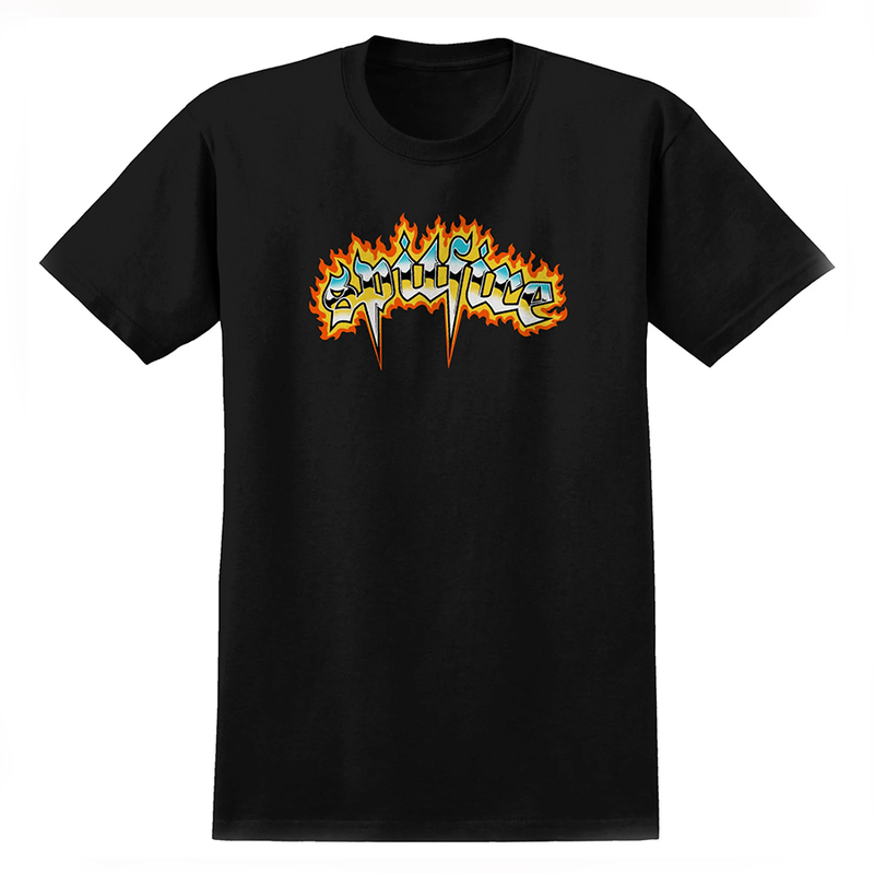 SPITFIRE CHROME VENOM TEE BLACK