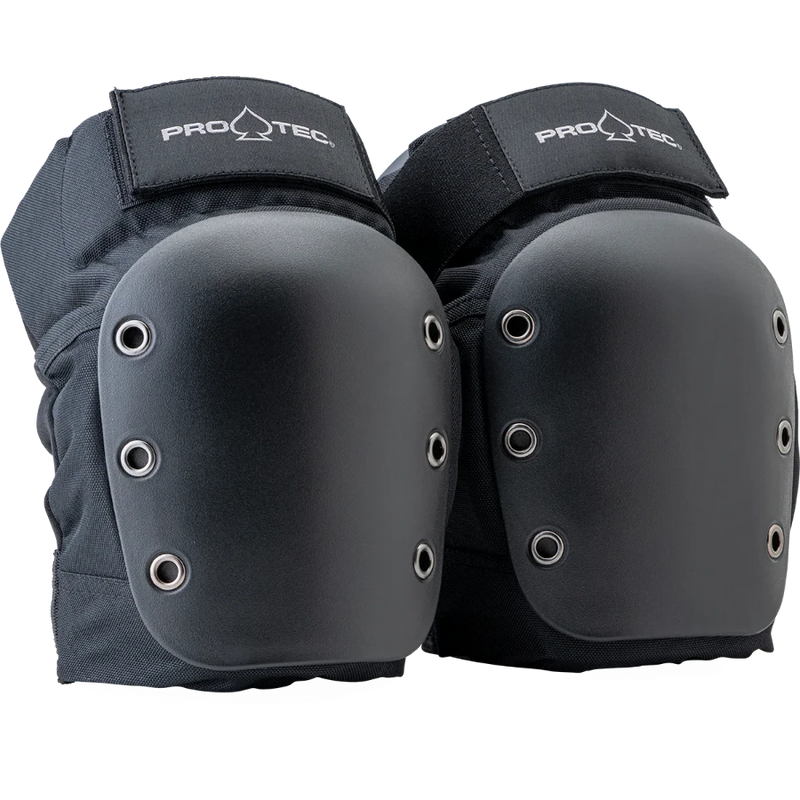STREET KNEE PAD - OPEN BACK - BLACK