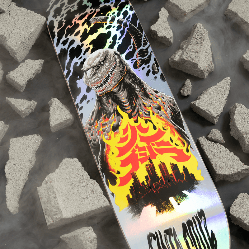 Godzilla Shin Knox Firepit 8.5in x 32.2in Santa Cruz Decks