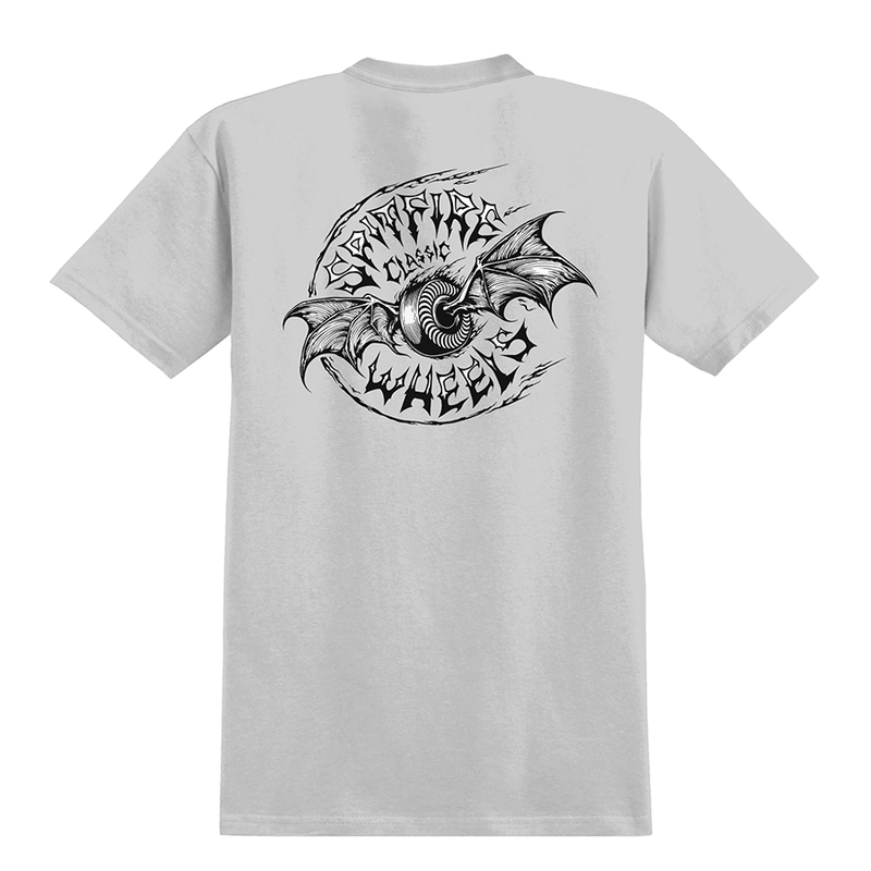 SPITFIRE BATWINGS CLASSIC SILVER/BLACK Tee