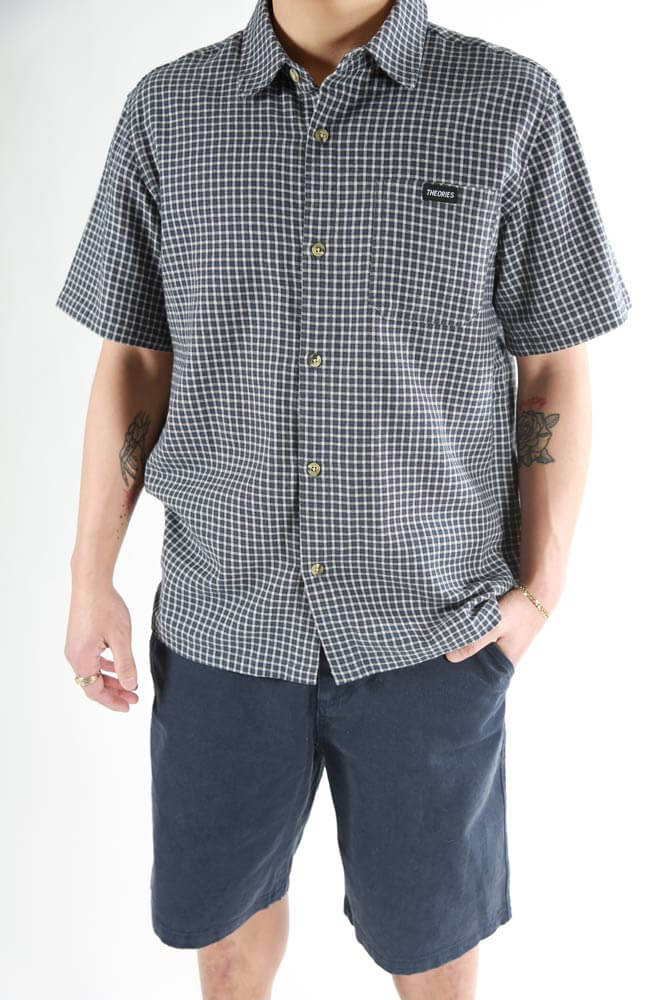 Theories Avignon Flannel Button Up