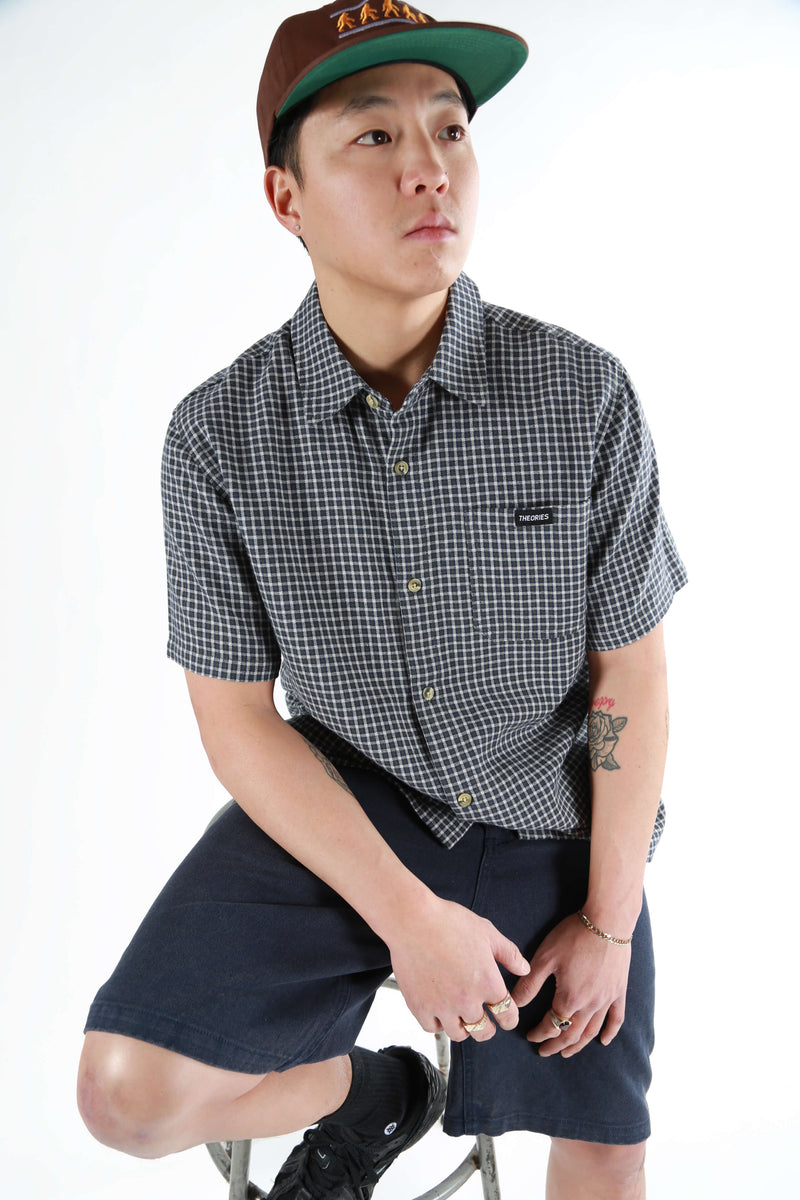 Theories Avignon Flannel Button Up