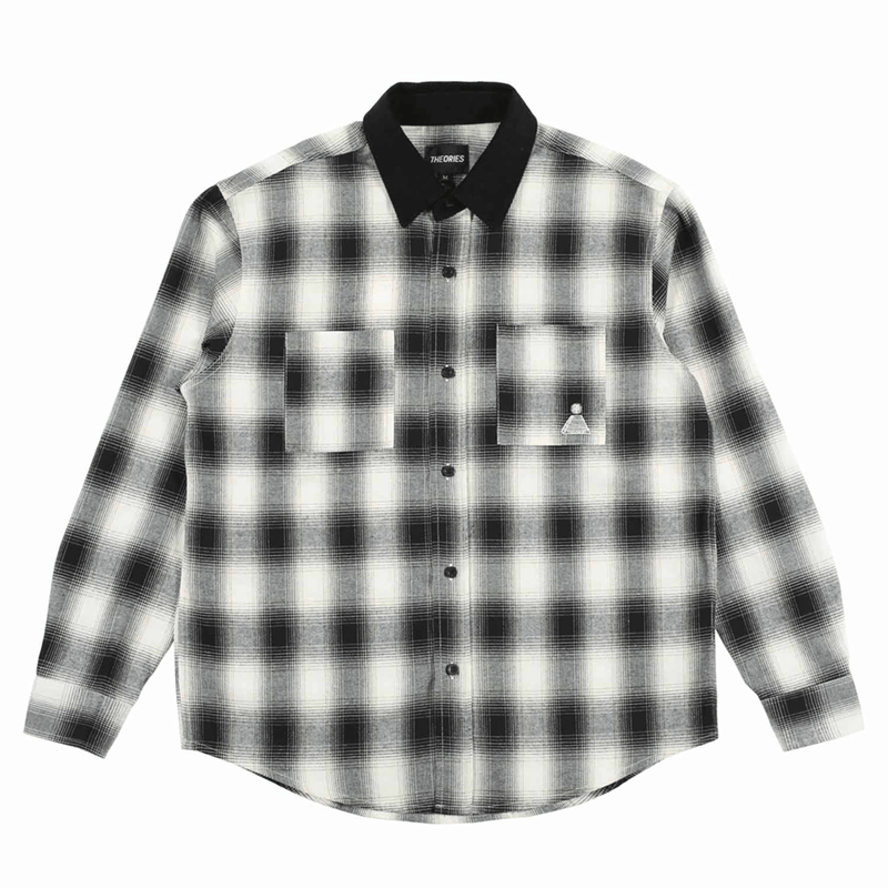 Theories Cascadia Cord Collar Flannel