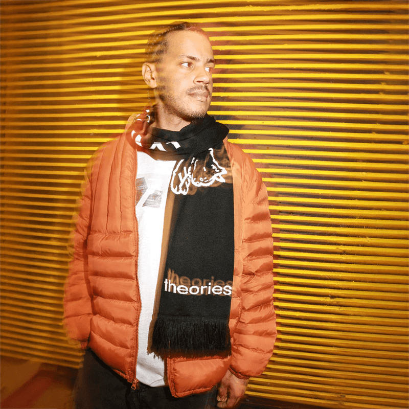 Conscious Kitty Scarf (Black/White)