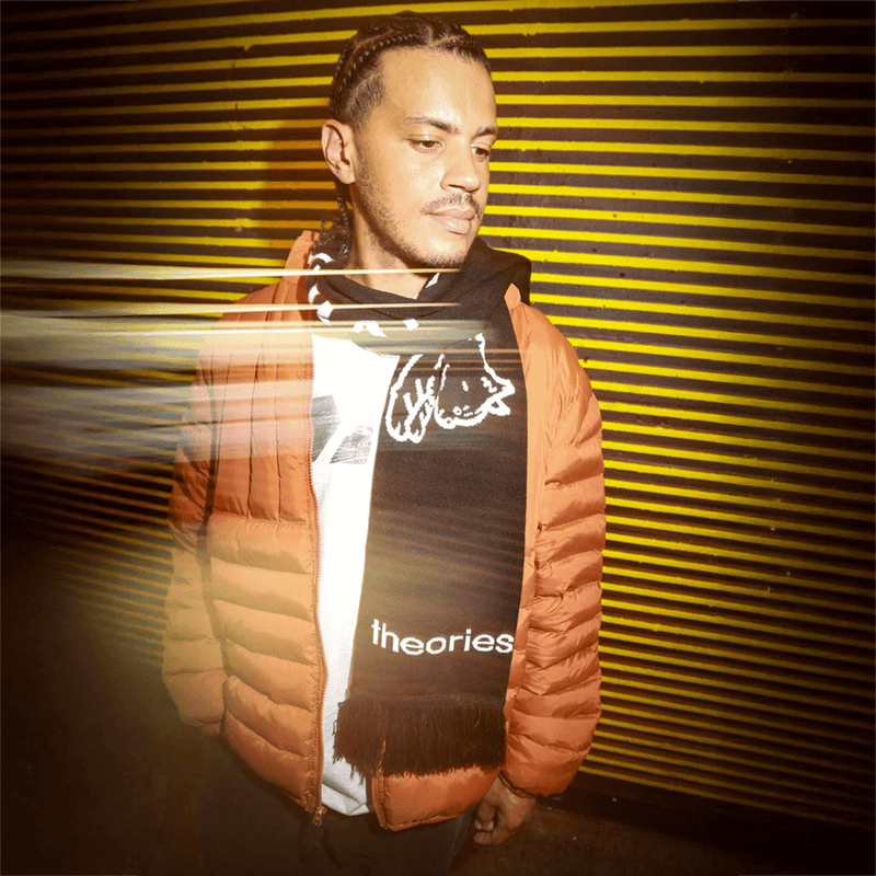 Conscious Kitty Scarf (Black/White)