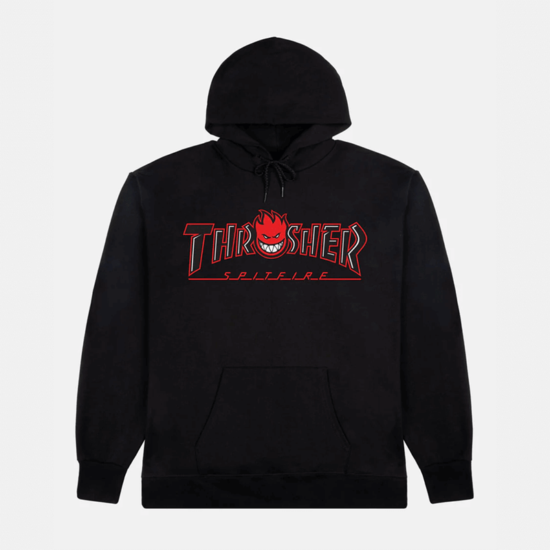 Thrasher Big Head Outline Hoodie (Black)