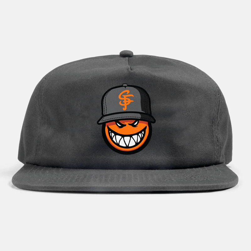 Thrasher SF Loc Snapback (Charcoal)