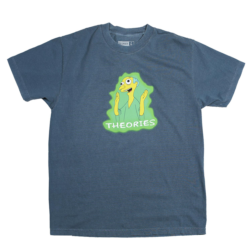 HEALTHY GREEN GLOW GARMENT DYED TEE (WASHED NAVY)