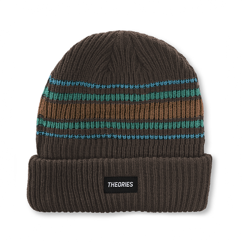 Theories Burst Stripe Beanie (cedar)