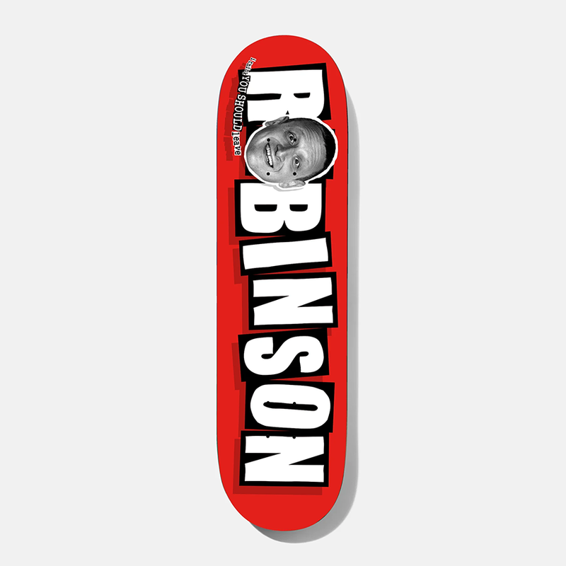 BAKER TIM ROBINSON BRAND LOGO DECK 8.0