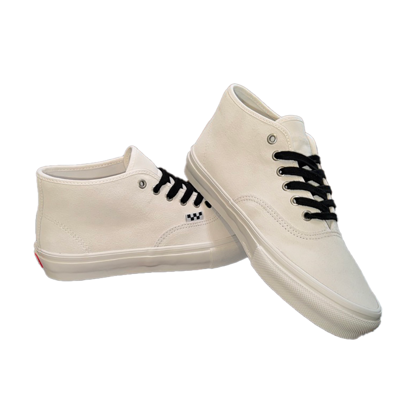 Vans Skate Authentic Mid (Blanc De Blanc) | Embassy Boardshop Vans Skate Authentic Mid (Blanc De Blanc) | Embassy Boardshop