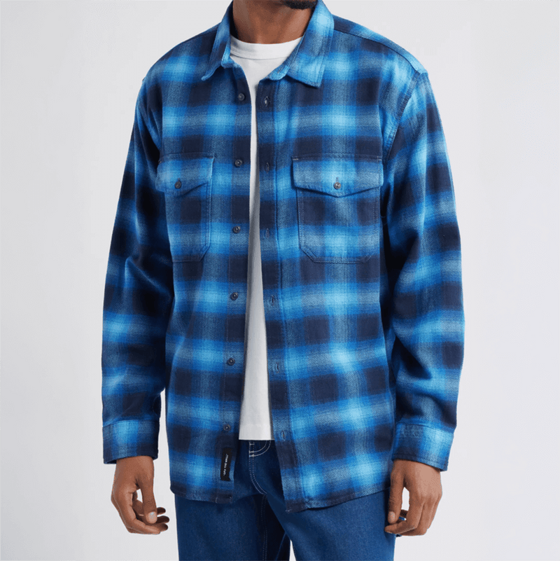 Vans Bixby Plaid Flannel Shirt (Parisian Night)