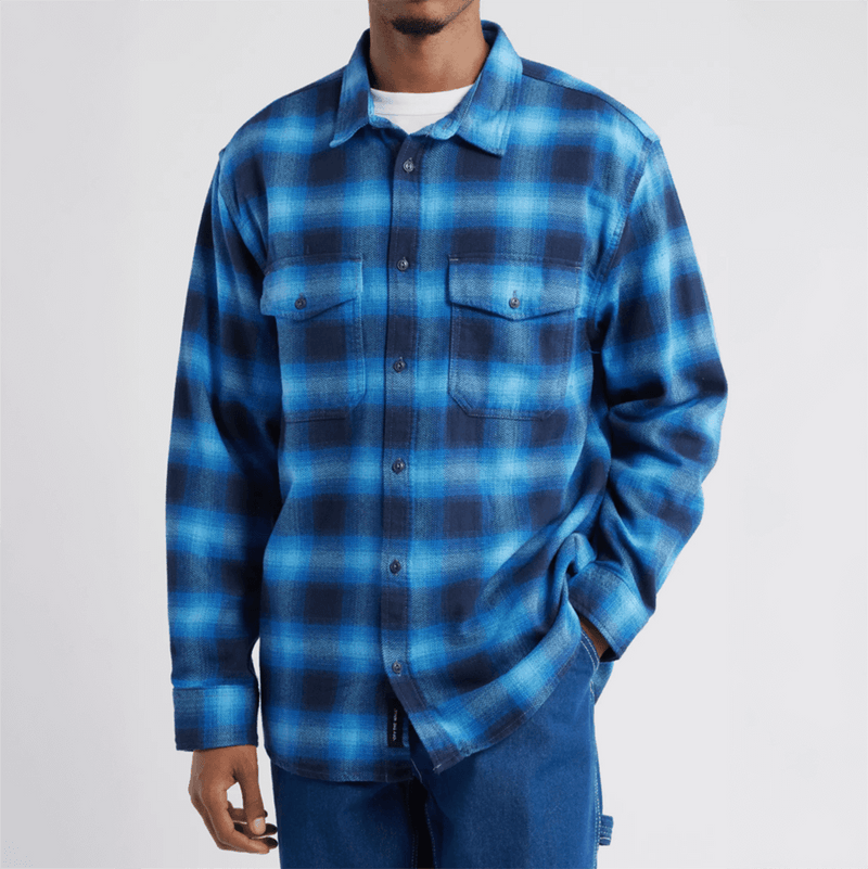 Vans Bixby Plaid Flannel Shirt (Parisian Night)