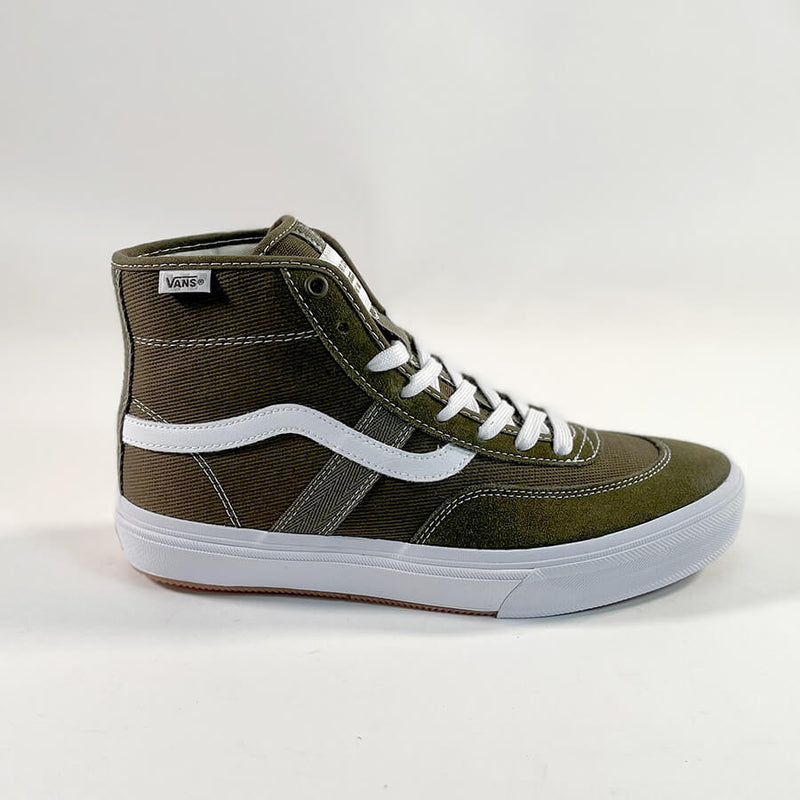 Vans Crockett High Shoes (Dark Olive)