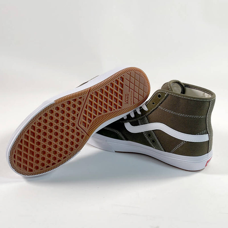 Vans Crockett High Shoes (Dark Olive)