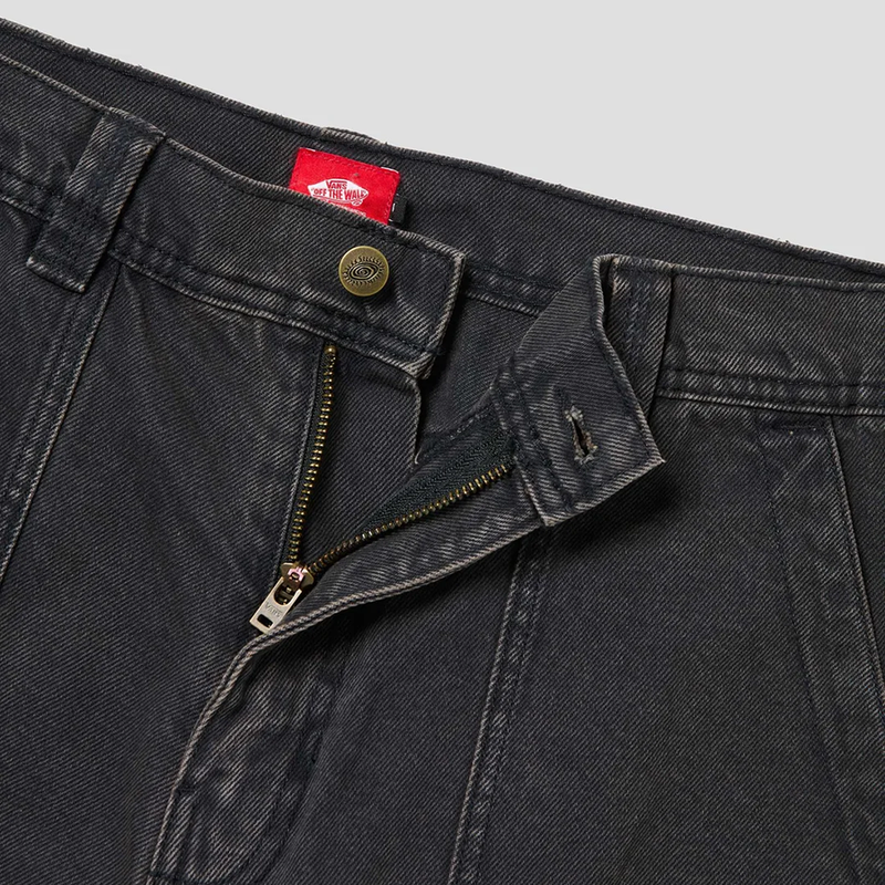 Vans Skate Utility Loose Shorts Black Denim